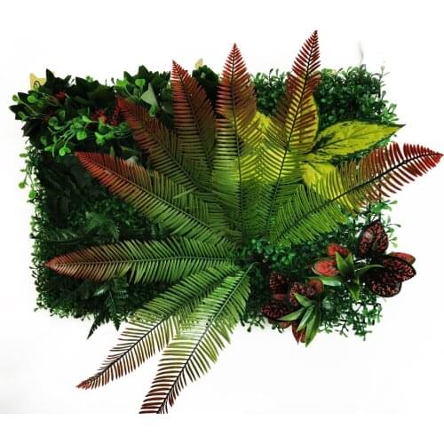 Artificial Plant Lawn Flower Wall Panel Background Plant Lawn Grass Grape Morning Glory Artificial Grass Home Decoration