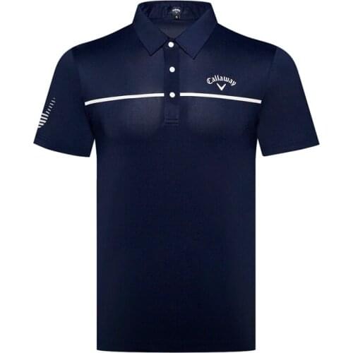 New Golf Clothing Mens 4 Color Short-sleeved T-shirt Polo Shirt Quick-drying Breathable Top Golf Wear