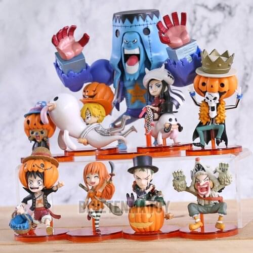 New Anime WFC 12th VOL.4 Luffy Sanji zoro nami tony chopper usopp Clollectible Figures Toys 6pcs/set