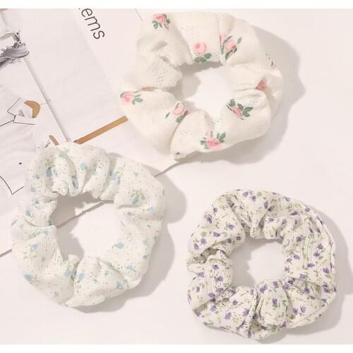 Chiffon Fashion Elastic Hair Bands Sweet Scrunchies Hair Ties Ponytail Holders Rubber Band Korean Hair Rope Hair Accessories