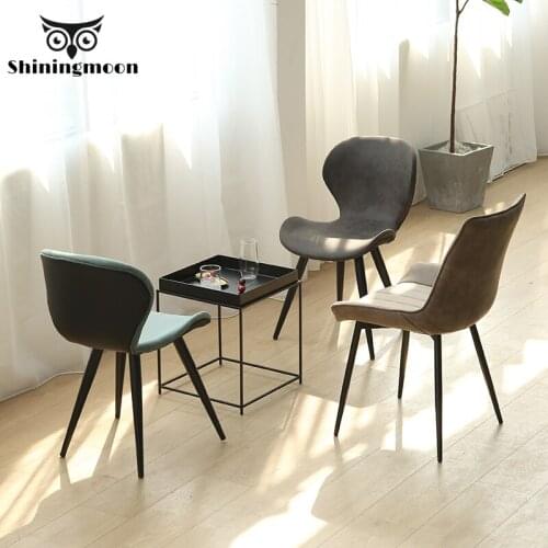 Modern Dining Room Chair Formal Dinning Chairs Bedroom Makeup Chair Coffee Shop Single Sofa Chair Wood Kitchen Dining Chairs