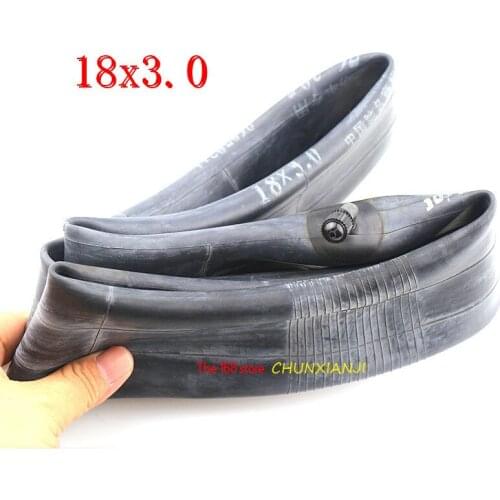 High performance 18 x 3.0 with a bent Valve fits many gas electric scooters and e-Bike 18x3.0 inner tube