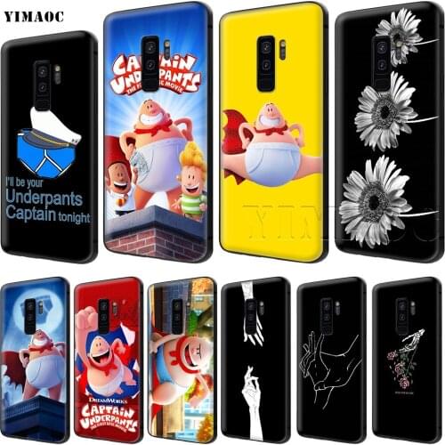 YIMAOC Captain Underpants Case for Samsung Galaxy A7 A8 A9 A10 A20 A30 A40 A50 A70 M10 M20 M30 S10e J6 Plus