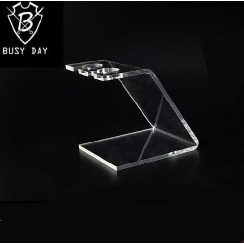 High Quality 1Pcs Eyebrow Lip Tattoo Machine Holder Stand Professional Transparent Acrylic Tattoo Gun Holder Tattoo Accessories