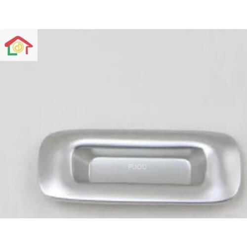 1piece Interior Styling ABS Chrome Interior Ceiling Handle Cover Trim Protection Sticker For KIA RIO K2 2017