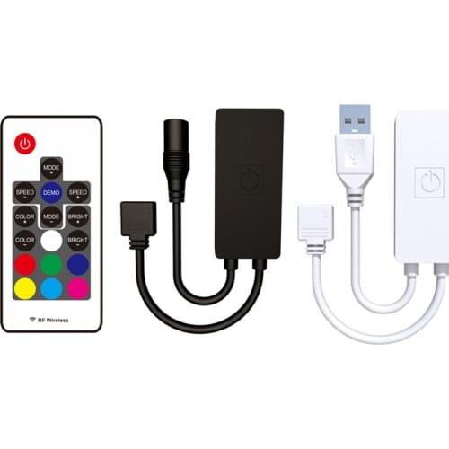 10PCS LED RF RGB Controller 17 Key 3x3A 5v 12v 24v Wireless LED Dimmer Remote Control For 5050/3528/5730/5630/3014 RGB Strips