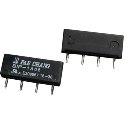 10PCS SIP-1A05 DIP-4 Reed Relay 5V Voltage Free Shipping