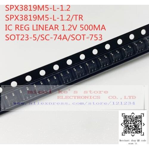 [10pcs] SPX3819M5-L-1.2/TR SPX3819M5-L-1.8/TR SPX3819M5-L-2.5/TR SPX3819M5-L-3.0/TR SPX3819M5-L-3.3/TR SPX3819M5-L-5.0/TR
