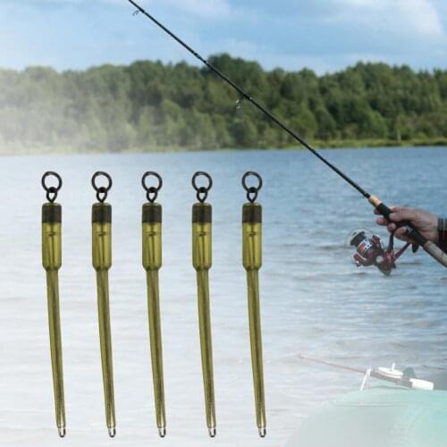 5Pcs Eight-Shaped Ring Barrel Swivel Steel Wire Fish Bait Lure Soft Carp Fishing Connector Fish Bait Lure