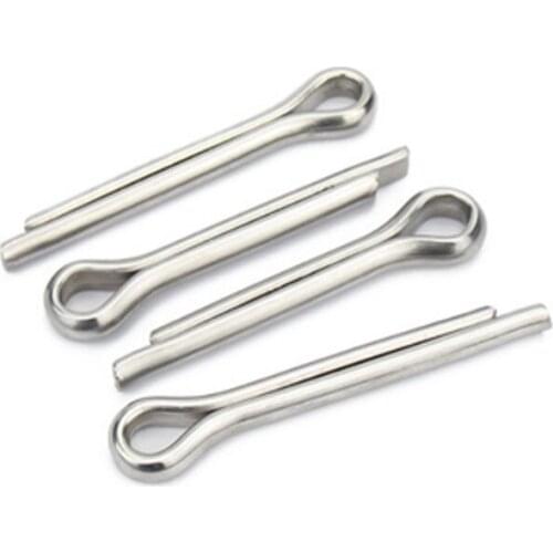 56pcs M2.5 diameter opening U-shaped hairpin pin 16mm-40mm length corrosion resistance GB91 stainless steel 304