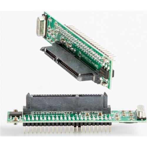 2.5'' 7+15Pin SATA to IDE HDD SSD Adapter Laptop 44 Pin IDE Hard Disk Converter 22 Pin SATA to 44 Pin IDE