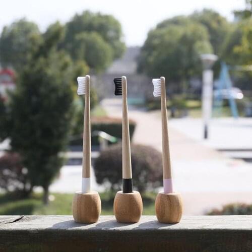 Biodegradable Environmental Protection Toothbrush Natural Bamboo Handle Toothbrush Bamboo Soft Bristle Oral Cleaning Toothbrush