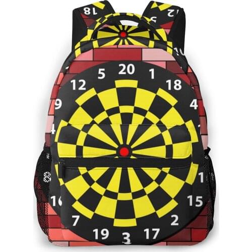 Children Backpacks School Bag For Boys Dart Board Numbers Sports Accuracy Precision Target Teenagers Schoolbag Student Bookbags