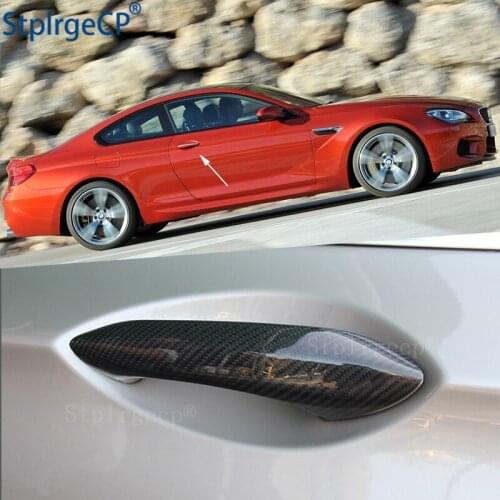For BMW M6 F06 F12 F13 2013-2014 Accessories 100% real carbon fiber Auto outer door handle cover