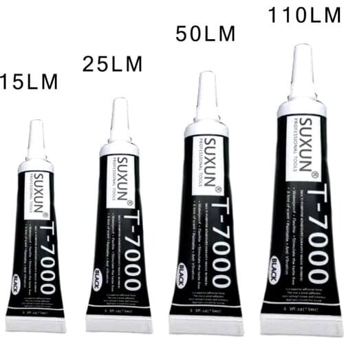 Adhesive Glue 15/25/50/110ml LCD Display Frame Glue T7000 For Mobile Phone Screen Bonding Glass Frame Repair Black Glue