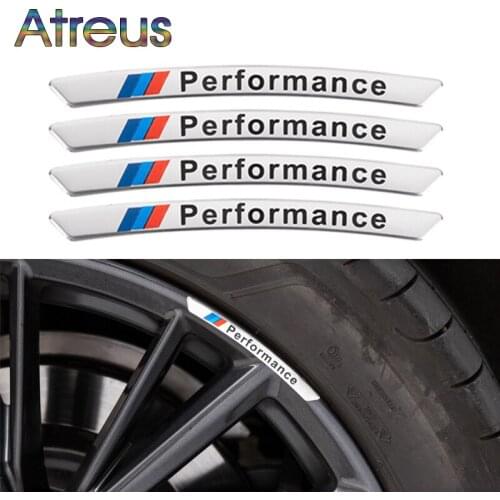 4X Performance Wheels Rims Racing Car M Stickers For BMW X2 F39 X5 E53 E70 F15 G05 X6 G06 F16 X3 E83 F25 G01 X4 G02 X1 E84 F48