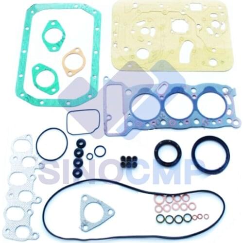 3KC1 PA Engine Overhaul Gasket Kit For Mini-Excavator and Skid Steer Loader