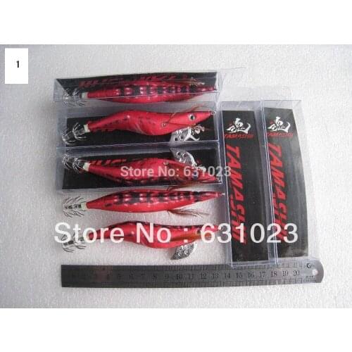 MR OCTOPUS 10pcs fishing lure,squid jig.squid hook,3.5# ,13.5cm 21g,1