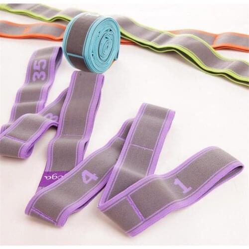 Multi-segment Stretch Sports Belt Yoga Tension Belt Elastic Stretch Belt Yoga Stretch Belt Resistance Bands