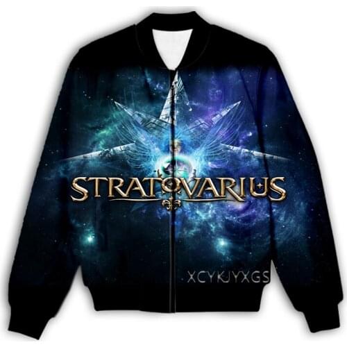 New Men/Women 3D Printed Stratovarius Casual Jacket Fashion Streetwear Men Loose Sporting Jacket & Coat Q10