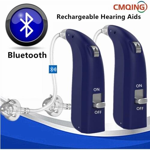 New Rechargeable Hearing Aids bluetooth Hearing Aid Hearing Device for Deaf Mini Hearing Aids Hearing Amplifier for The Elderly