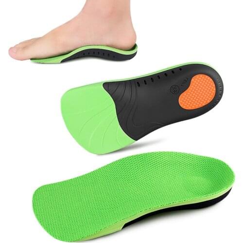 Best EVA Orthopedic Shoes Sole Insoles For feet Arch Foot Pad X/O Type Leg Correction Flat Foot Arch Support Sports Shoes Insert