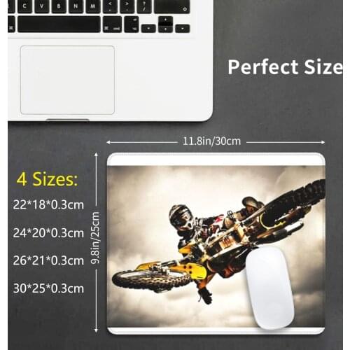 Flying Dirty Motorcycle Mouse Pad DIY Print Dirtbike Mx Sx Supercross Motocross Motocross Supercross Fox