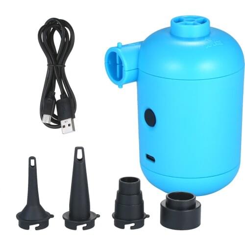Portable USB Electric Air Pump Air Mattress Boat Sofa Auto Air Inflatable Electric Pump for Car Camping Inflator