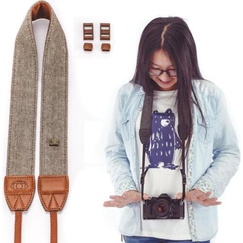 Portable Shoulder Camera Strap For DSLR Digital SLR Camera Canon Nikon Sonys Quick Rapid Camera Accessories Cotton Neck Strap