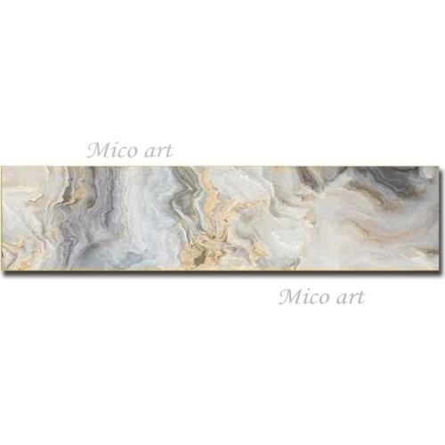 Wedding Decoration Gift Handmade Abstract Painting High Quality Gold Canvas Wall Art Pictures For Living Room Home Decor