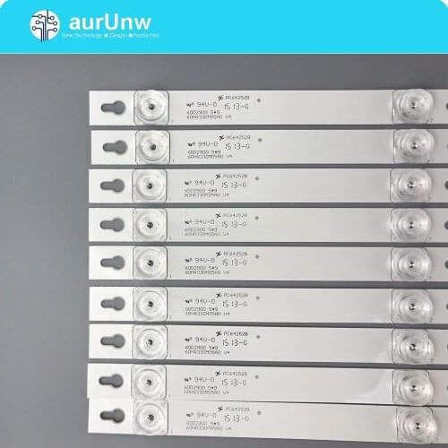 9PCS LED Backlight Strip 60HR330M05A0 4C-LB6005-HR01J 60D2900 For TCL L60P2-UD 60A730U 60D2900 60U6700C U60V6026 LVU600LG0T5