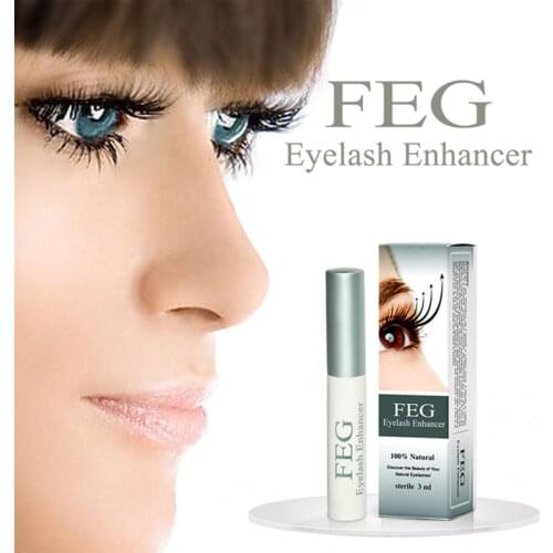 FEG Eyelash Enhancer Growth Serum Eyelash Treatment Natural Herbal Medicine Eye Lashes Mascara Lengthening Longer