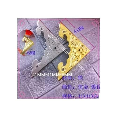 Angle iron wood gift box corner corner square corner protecting imitation golden bat angle material DIY