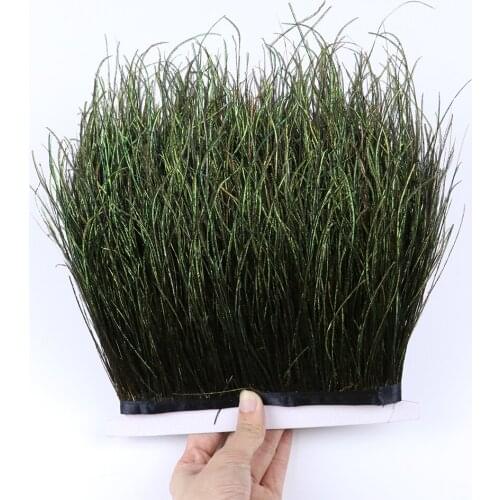 1Meter Natural Peacock Feathers Trim 10-15cm Colorful Plumes For Crafts DIY Wedding Clothes Decoration Carnival Dress Accessory