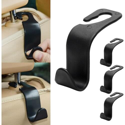 Universal Car-styling Stowing Tidying Auto Fastener Clip Headrest Mount Storage Seat Back Hooks 4Pcs/set Car Clips