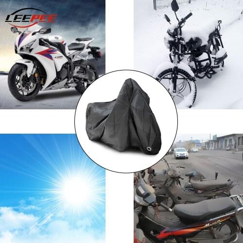 LEEPEE Waterproof Dustproof Motorcycle Rain Covers Car-styling UV Protective Covering Universal Outdoor Motorcycle Rain Coat