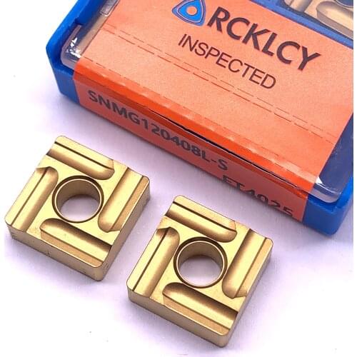 10pcs RCKLCY turning tool SNMG120408 L-S FT4025 external metal lathe tool CNC machine cutting tool milling cutter for steel