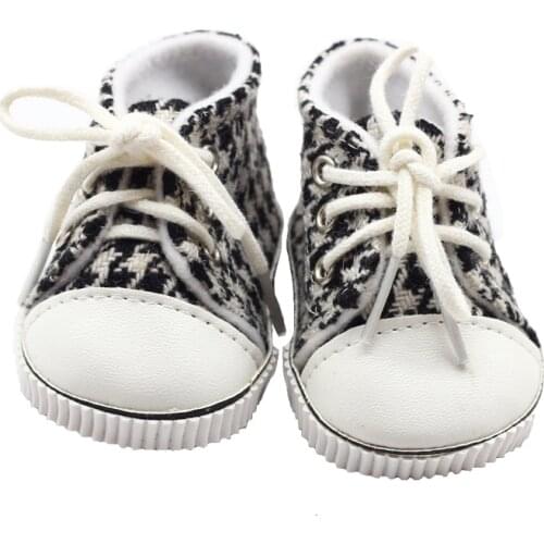 18Inch 45cm Girl Dolls Gird Sneaker Shoes Doll Accessories 43cm Baby Doll Mini Toys Shoes
