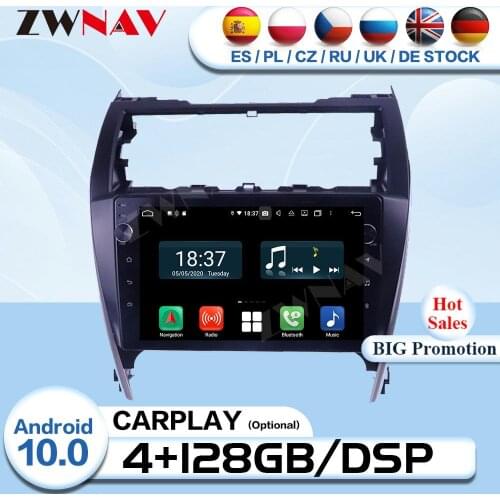 2 Din Android For Toyota Camry 2012 2013 2014 2015 2016 2017 Radio Receiver Audio Stereo GPS Video Player Navigation Head Unit