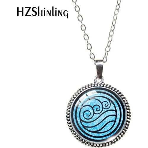 2020 New Fashion avatar the last airbender Pattern Antique Retro Glass Cabochon Dome Pendants Jewelry