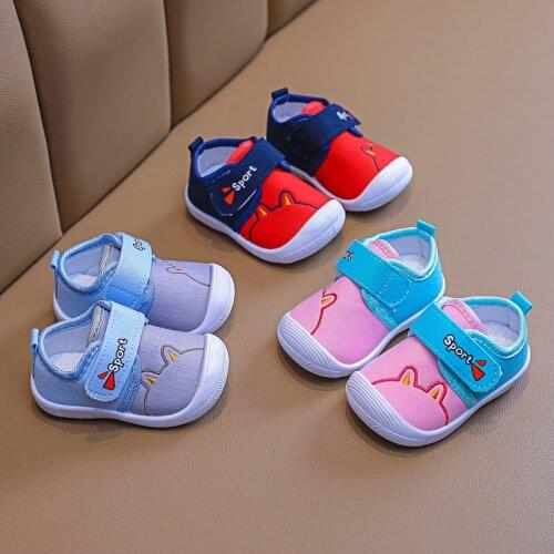 2021 Spring And Autumn Baby Shoes Soft Sole Kick Proof Shoes Baby Casual Walking Shoes