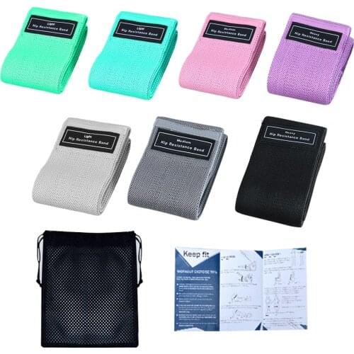 3 Levels Resistance Bands for Legs Butt Exercise Booty Hip Bands Wide Workout Loop Bands Anti Slip Circle Fitness Elastic Bands
