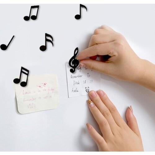 6pcs Creative Magnetic Fridge Stickers for Home Whiteboard Message Holder Cute Balloon/Music/Arrow Magnet Refrigerator Stickers
