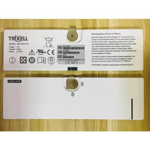 TOPS 3680mAH battery for TRIXELL EZ DR 2ICP5/38/50-4 2ICP05/67/89