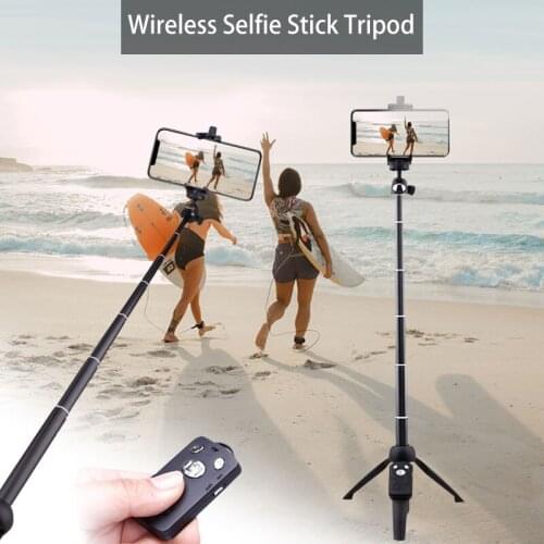 Yunteng Wireless Selfie Stick Tripod Monopod with Bluetooth Remote Shutter Universal for iPhone XS X 7plus Xiaomi Smartphones