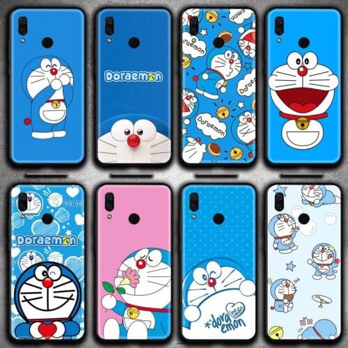 Cartoon Cat Doraemons Phone Case for Huawei Y6P Y8S Y8P Y5II Y5 Y6 2019 P Smart Prime Pro