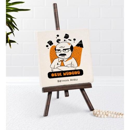 Personalized School Director Şovaleli Natural Taş-2