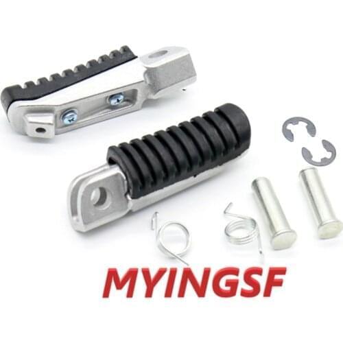 Front Foot Peg Footrest Rubber Cover For KAWASAKI NINJA 400R 650 1000 ER4N ER-6N ER-6F EX400 ER400 ER650 Motorcycle Accessories