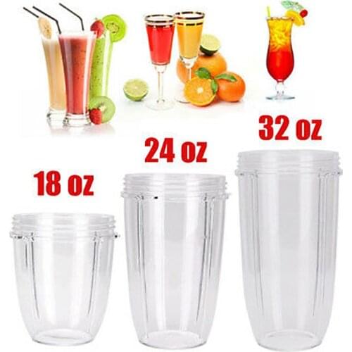 Transparent Plastic Replacement Cup Part Accessories for Nutri bullet 900W Blender Juicer 18/24/32OZ