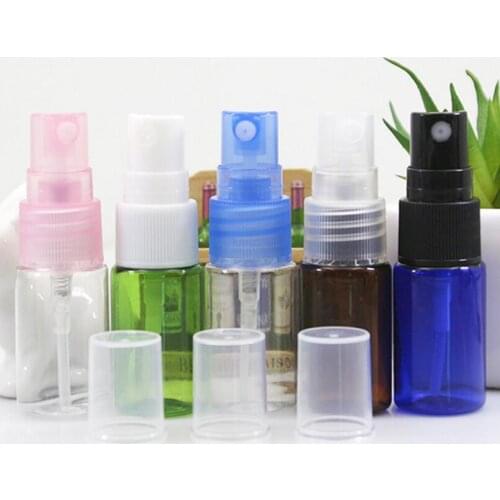10ML Clear Plastic Perfume Refillable Spray Bottle,Empty Cosmetic Container With Mist Atomizer LX1349